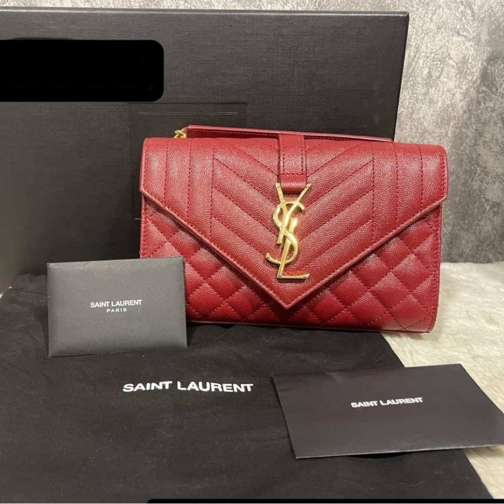 A114- 💯 % authentic Small YSL Envelope Shoulder bag
